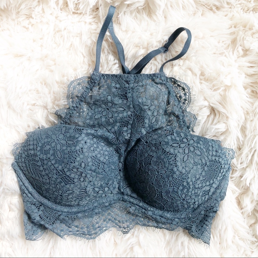 VS PINK Push-Up Lace Bralette XS
